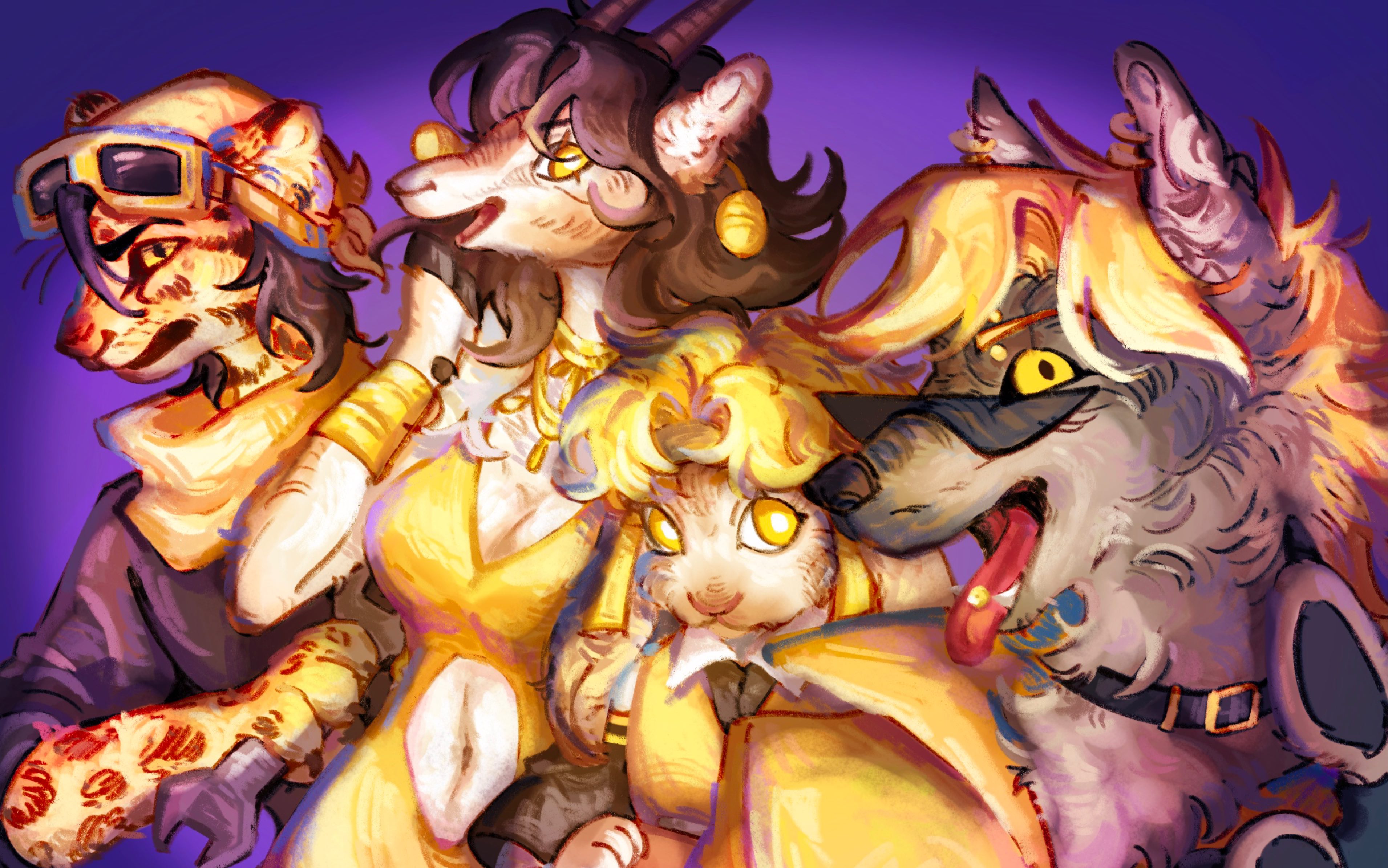 【绘画过程】mbti无题sp组小动物