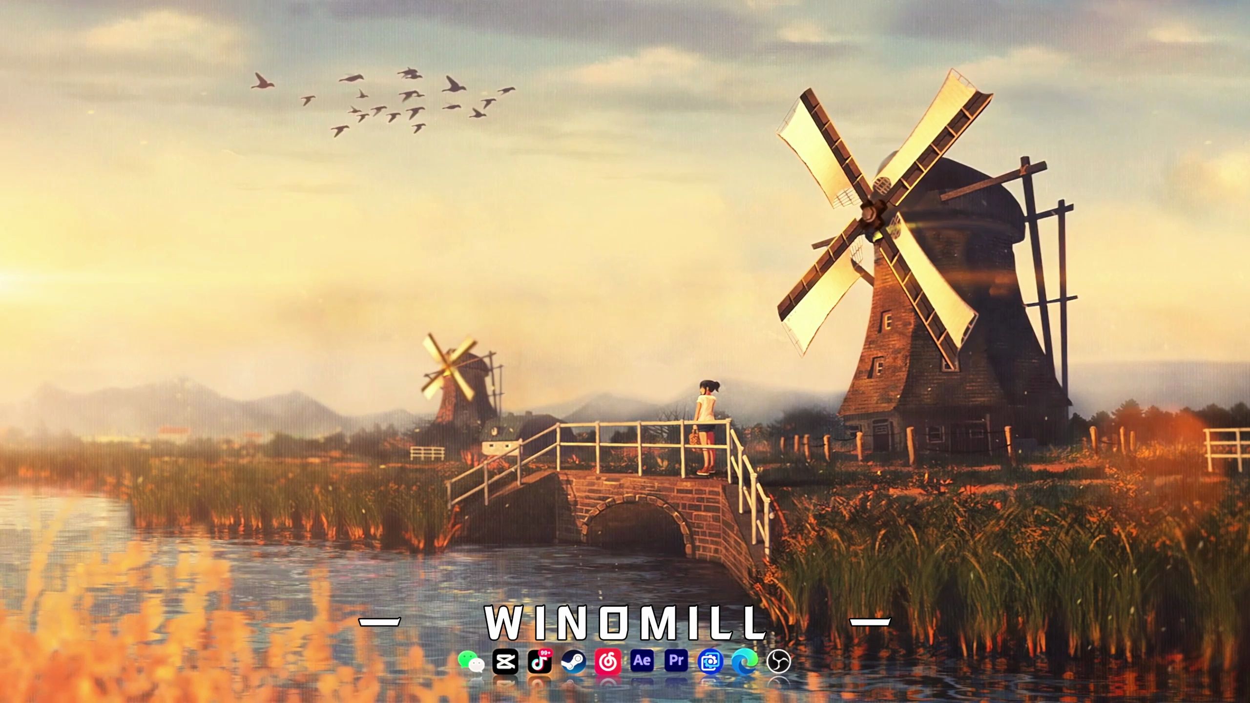 [图]【Wallpaper Engine】今日绝美黄昏篇最佳：WINDMILL