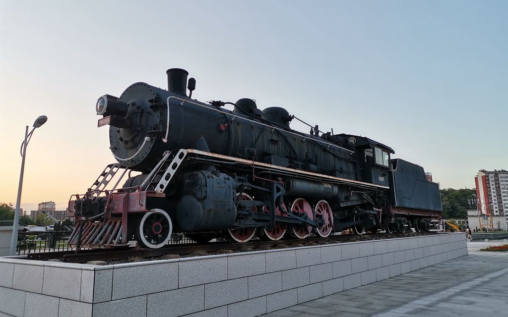 中国丹东抗美援朝纪念馆ㄇㄎ1-1115号蒸汽机车_哔哩哔哩 (゜-゜)つロ