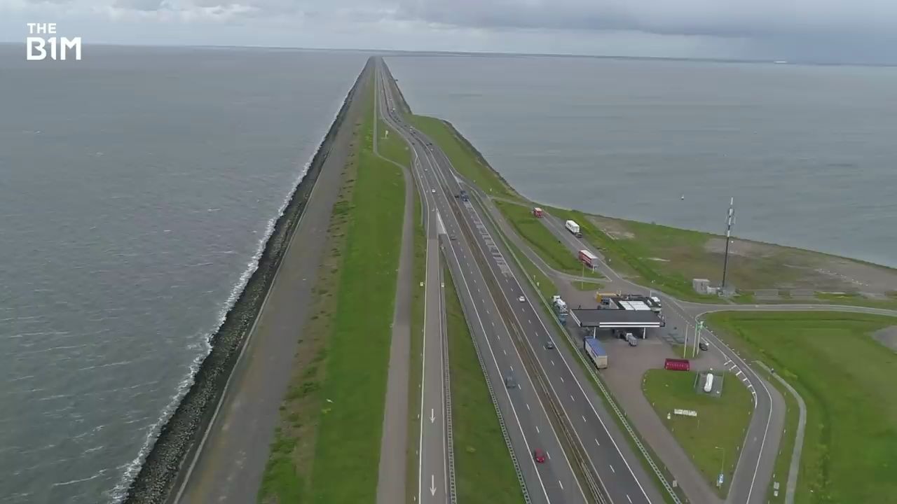 荷兰afsuitdijk拦海大坝