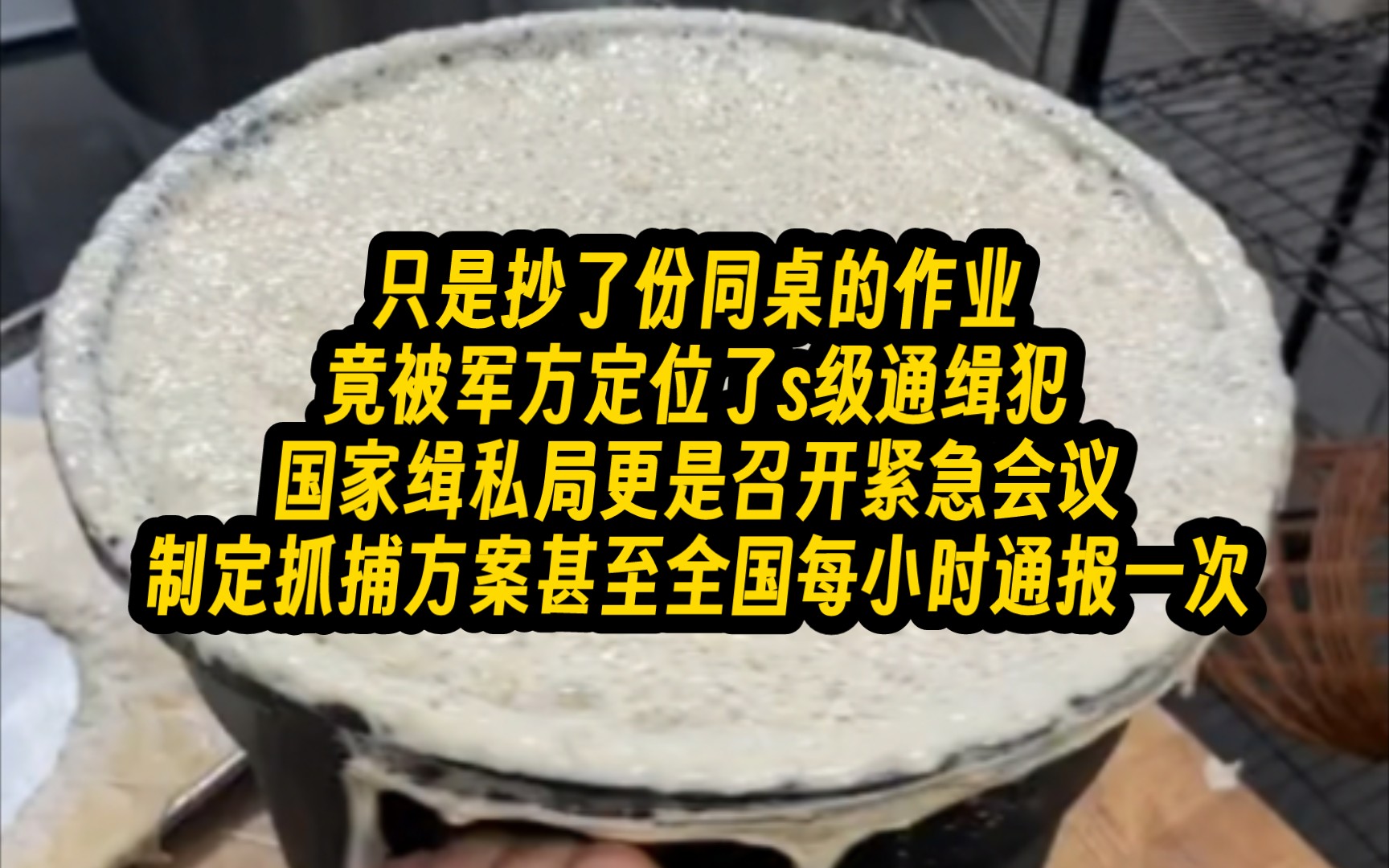 只是抄了份同桌的作业竟被军方定位了s级通缉犯国家缉私局更是召开紧急会议制定抓捕方案甚至全国每小时通报一次哔哩哔哩bilibili