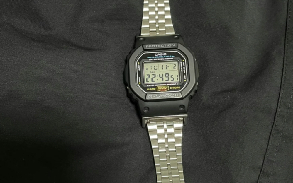 卡西欧dw5600e改适配卡西欧a168 f91的国产薄钢带