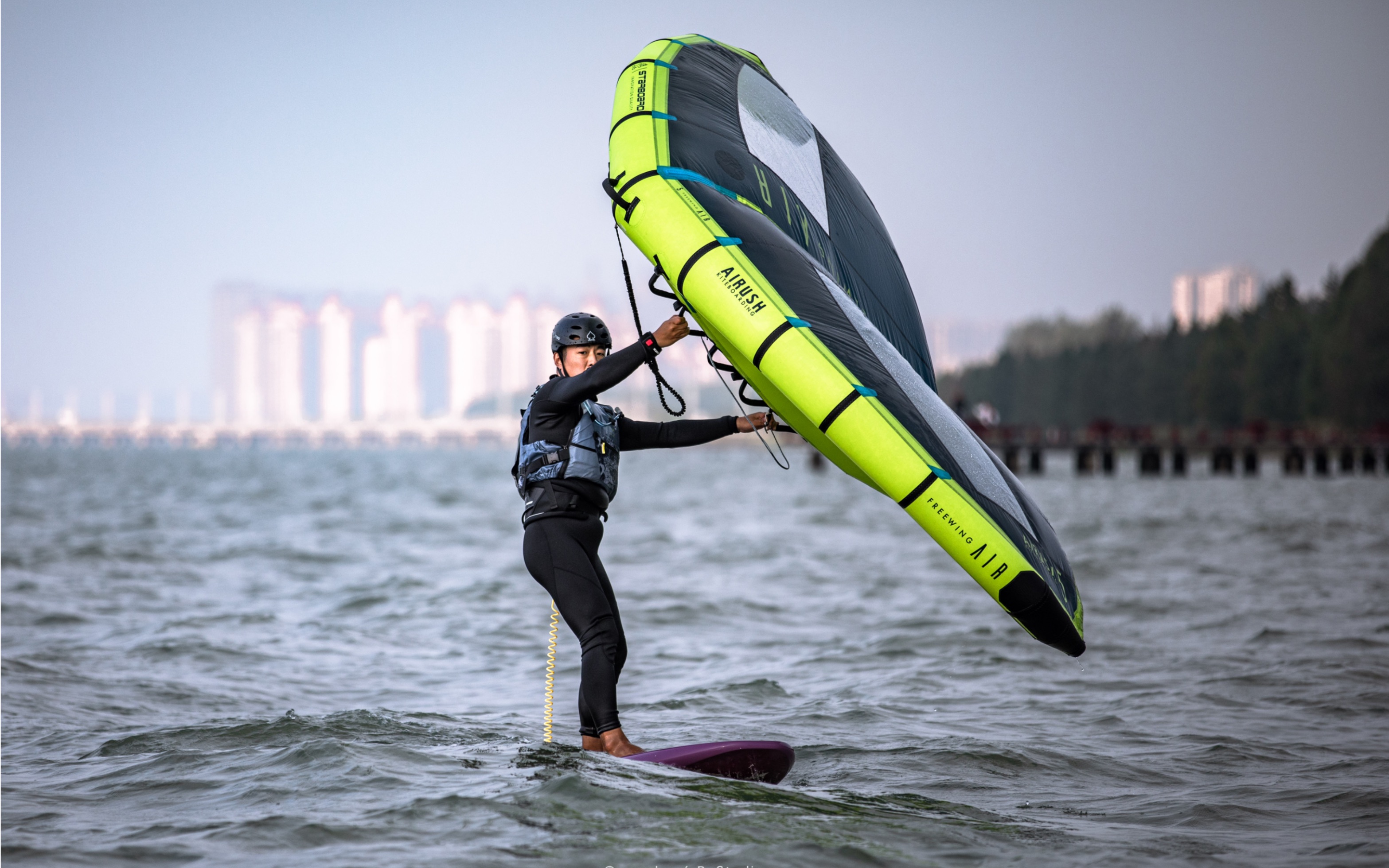帆板 风翼 属于追风人的速度快感