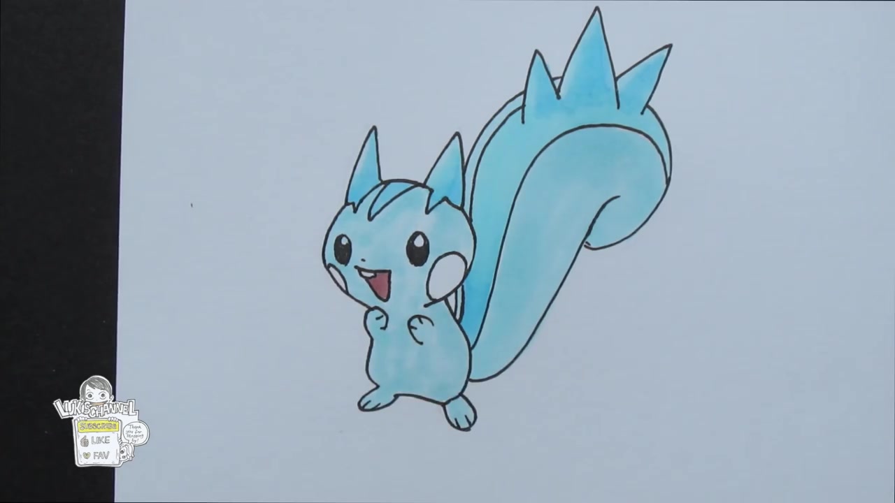 【手绘教程向】怎样画精灵宝可梦中的 no. 417 pachirisu ?