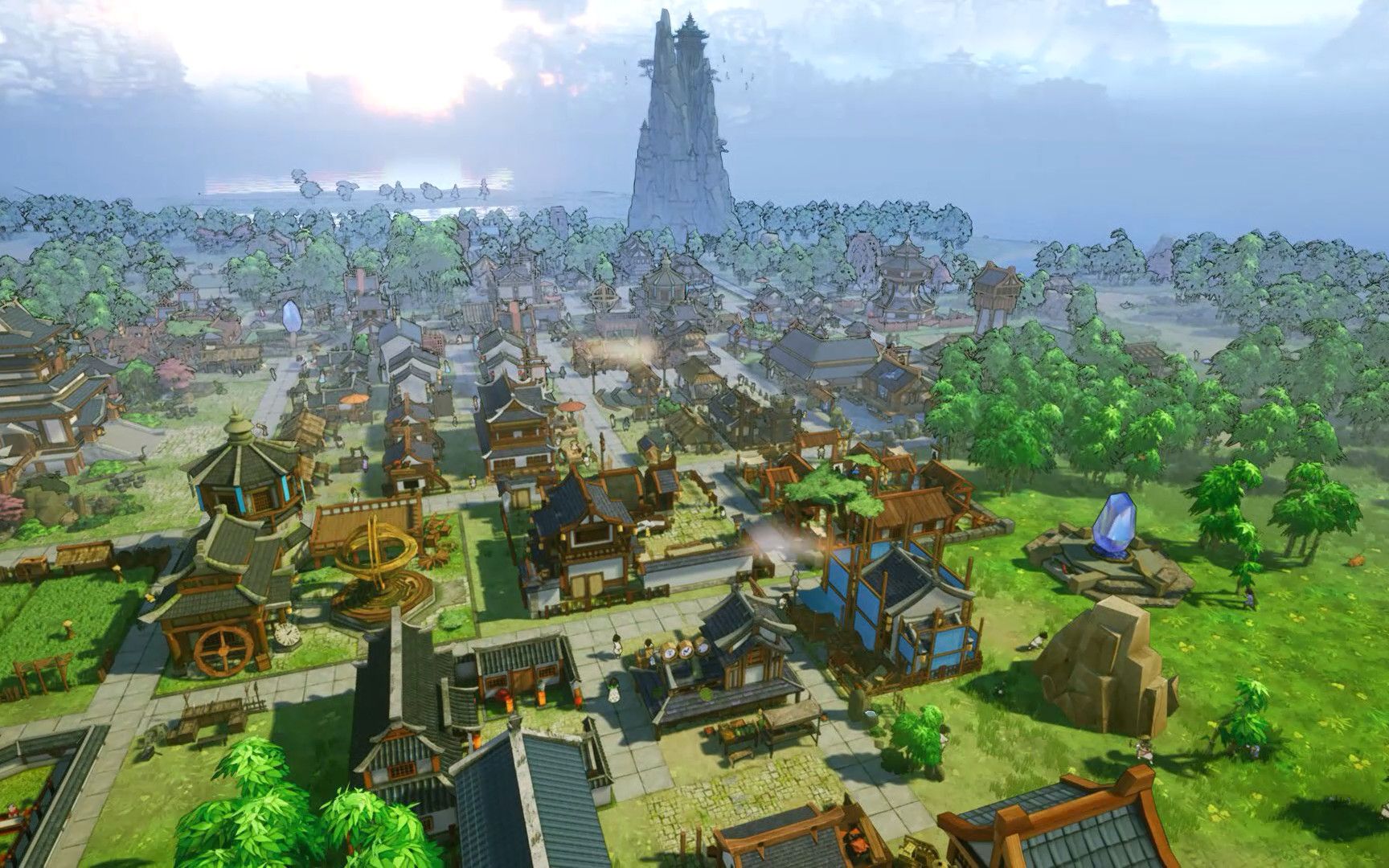 活动  古风模拟城镇经营游戏《天神镇》实况试玩