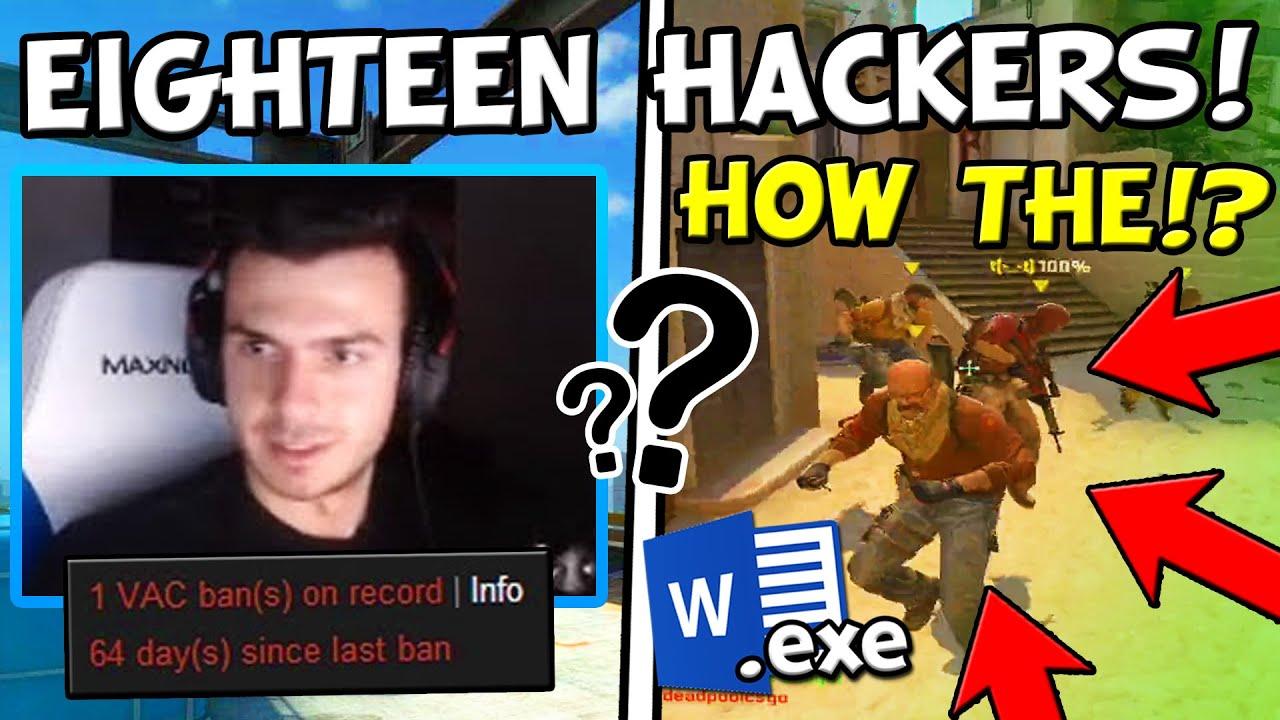 csgo塔子哥在一个游戏里发现了18个挂twitch片段