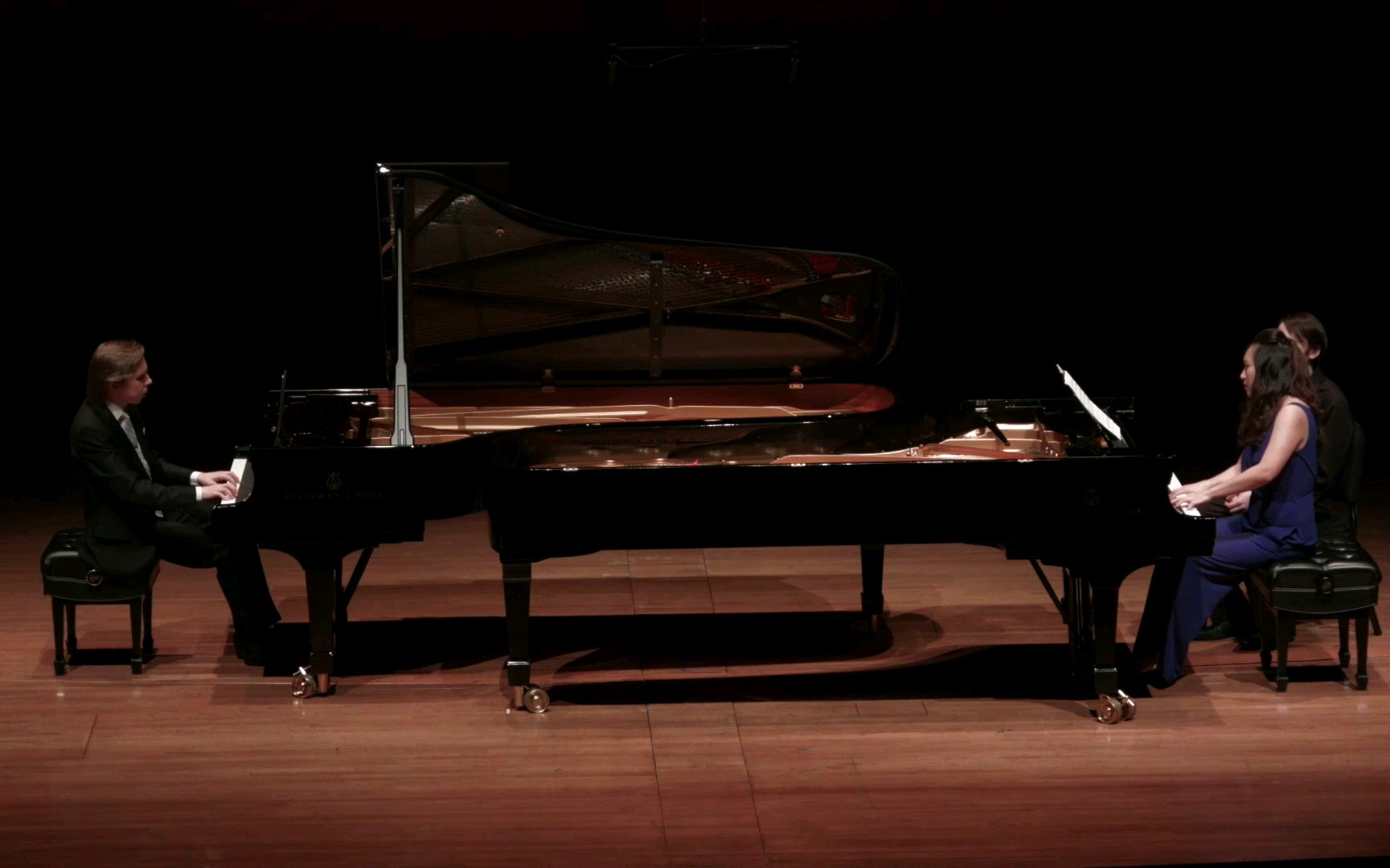 格什温一个美国人在巴黎双钢琴林肯表演艺术中心室内乐协会