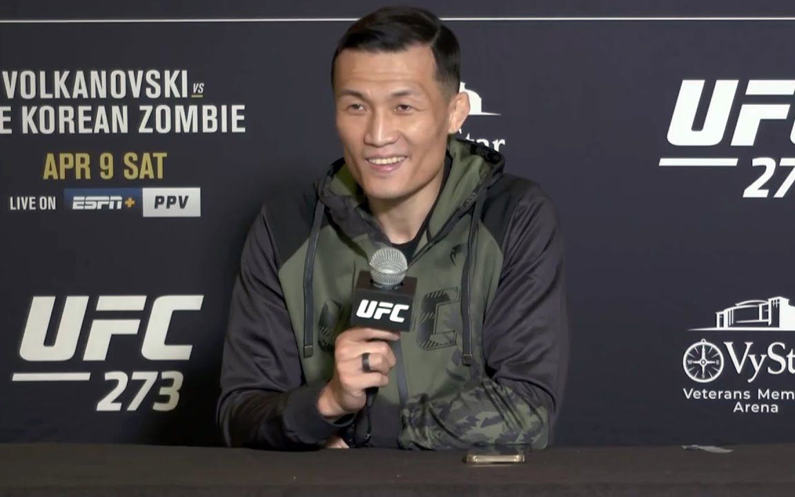 【UFC273 | 赛前采访】郑赞成:“沃尔卡诺夫斯基的格斗智商非常高”哔哩哔哩bilibili