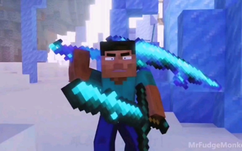 [4k/60帧/重置]烦人的村民愤怒史蒂夫战斗全混剪