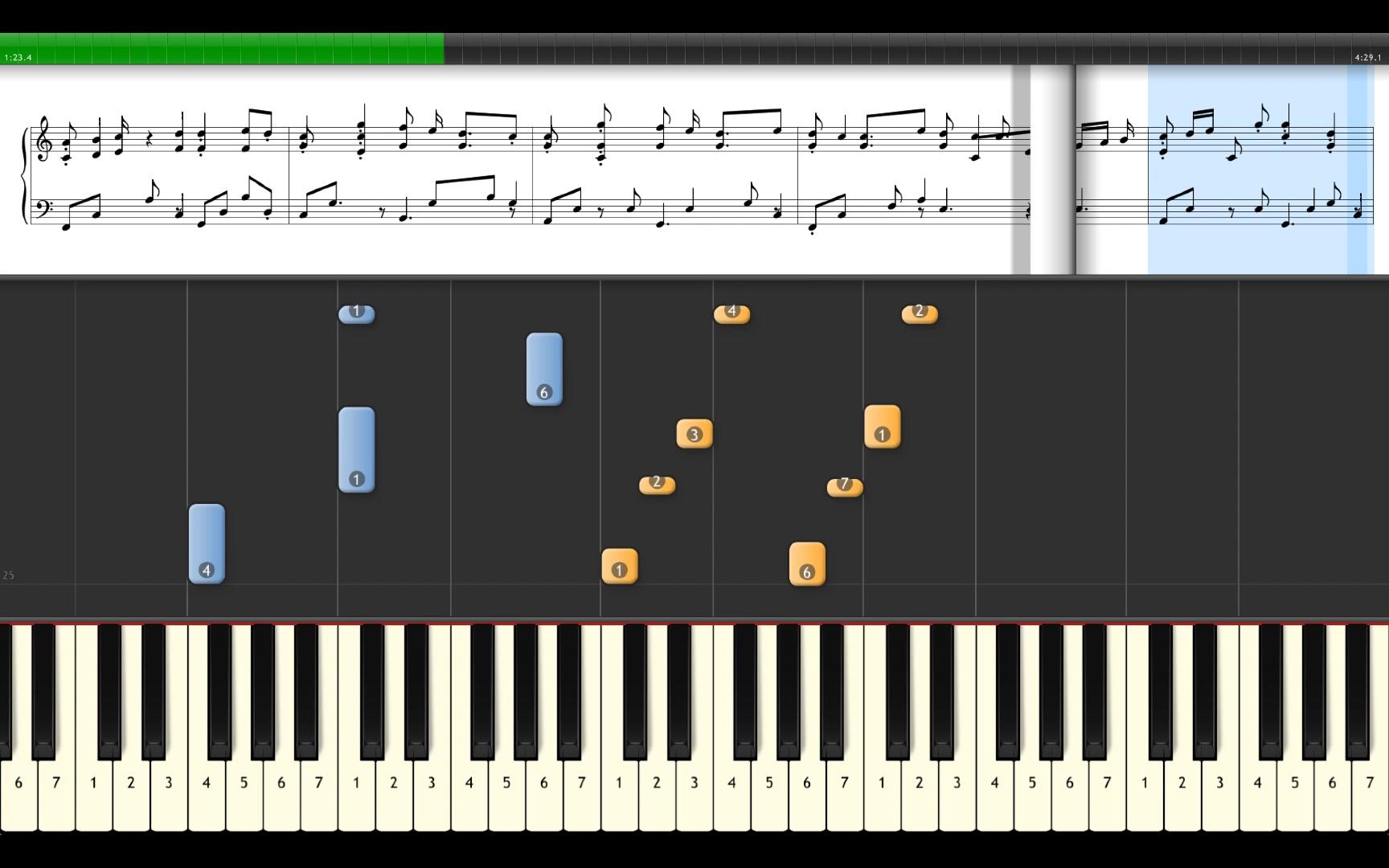 【简法音乐丨钢琴】梁静茹fish《情歌》 钢琴瀑布流教学