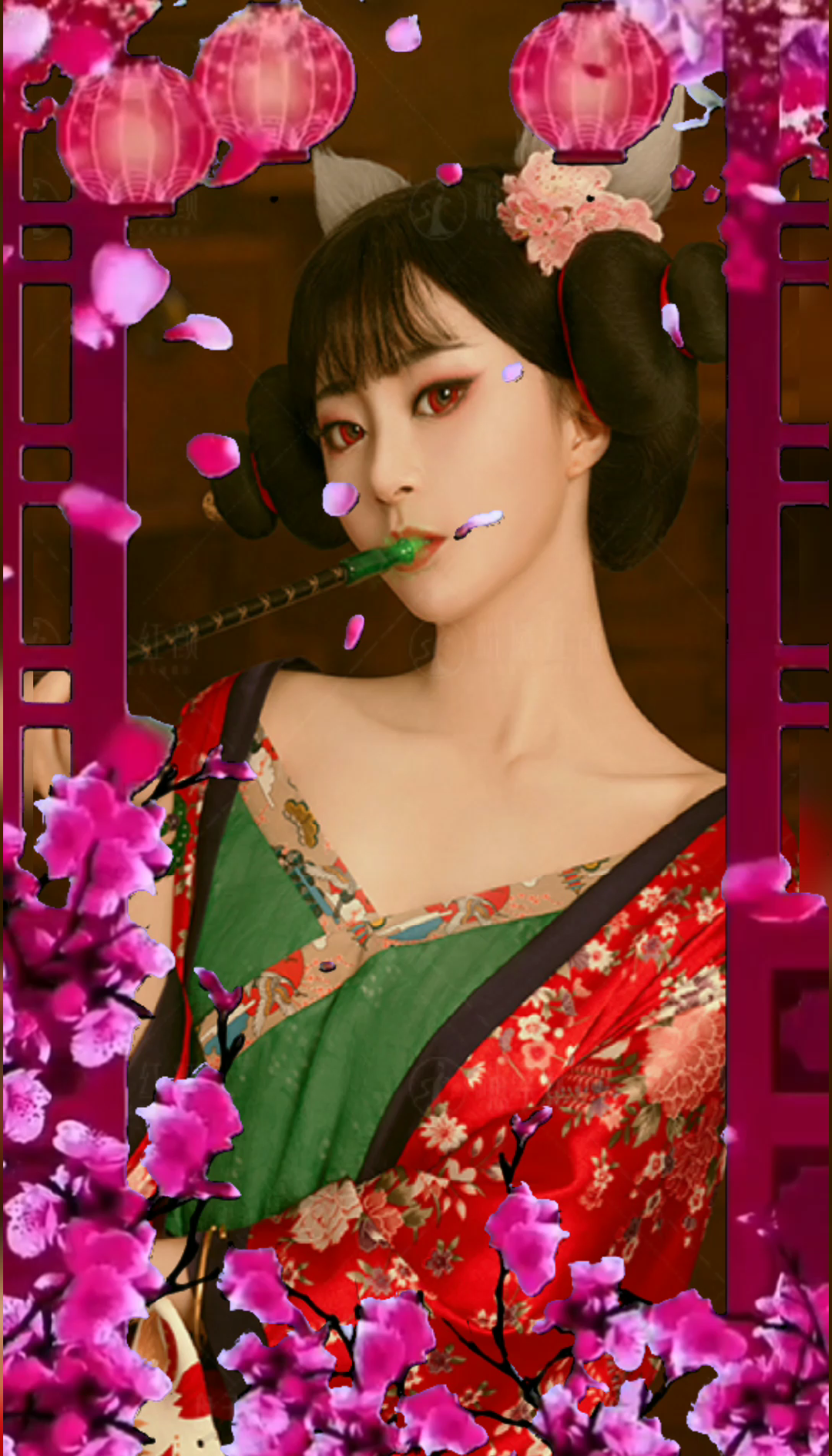 粉黛红颜每日客片赏析灯火星星人声杳