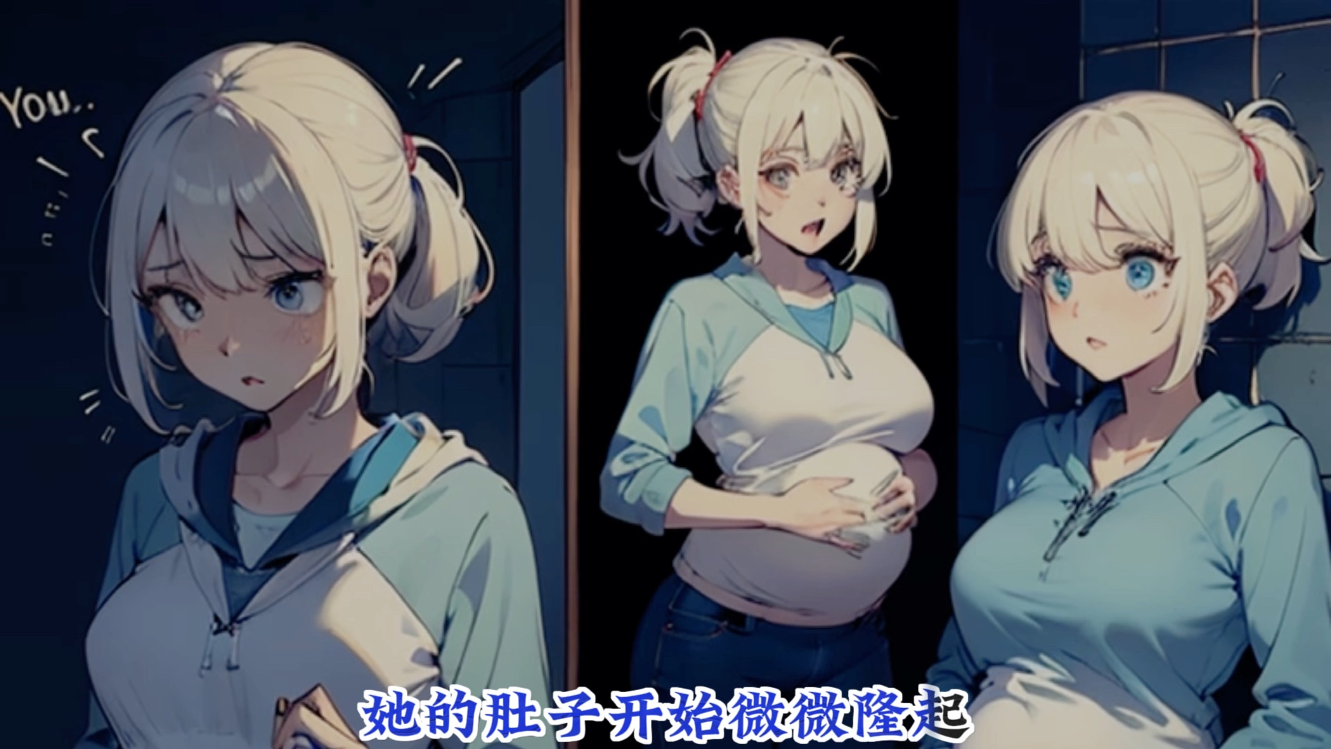 在河边被意外怀孕的女孩