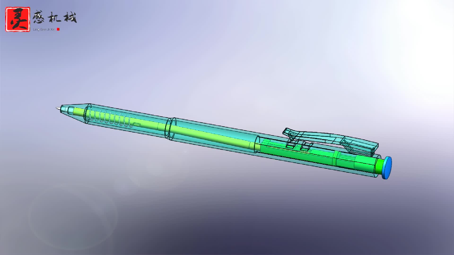 用了那么久的弹簧圆珠笔,它内部结构是个什么样的呢?哔哩哔哩bilibili