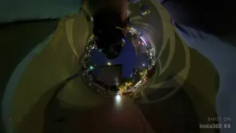 Download Video: 普通人第一次使用全景相机Insta360X4夜间拍摄比预期要好一些