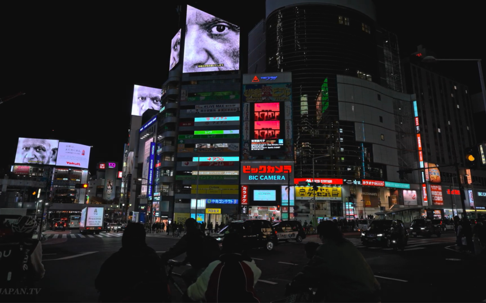 日本东京 - 涩谷晚间散步 61 4k hdr