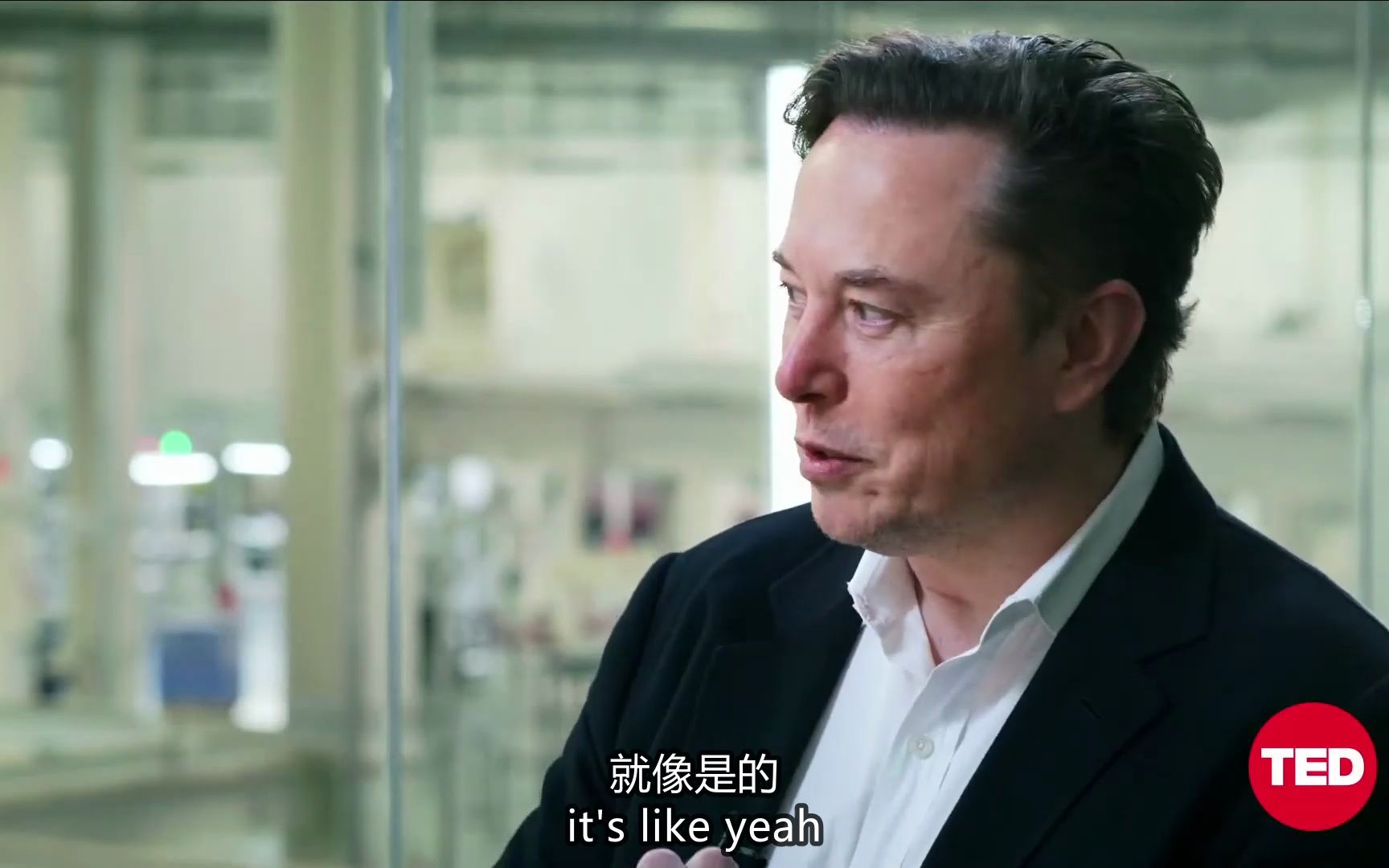 埃隆·马斯克 (elon musk) 在 ted2022 现场直播谈论 twitter,特斯拉