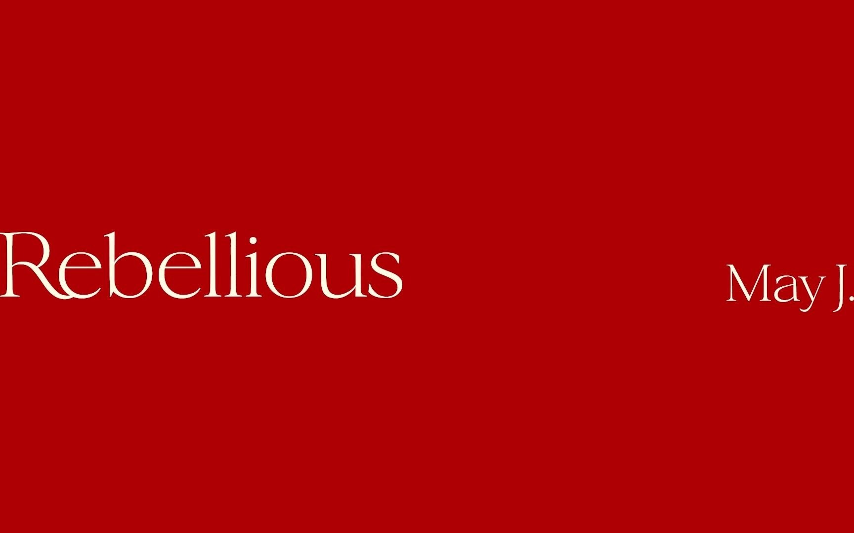 [图]May J. 「Rebellious」リリックビデオ