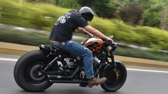 金吉拉300改装美式bobber