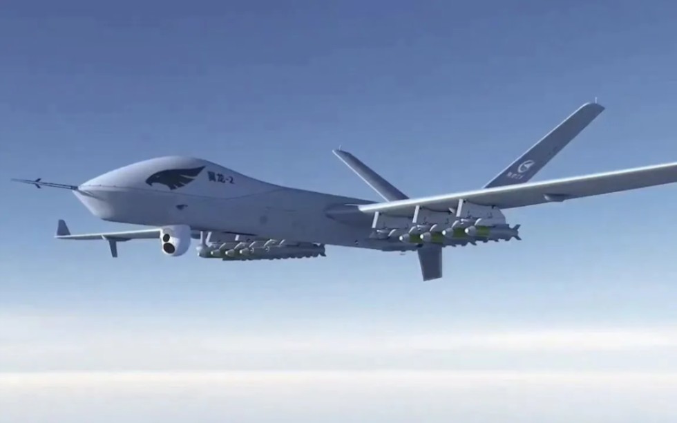 挂了12枚导弹火力强悍,巴基斯坦展示中国翼龙2无人机
