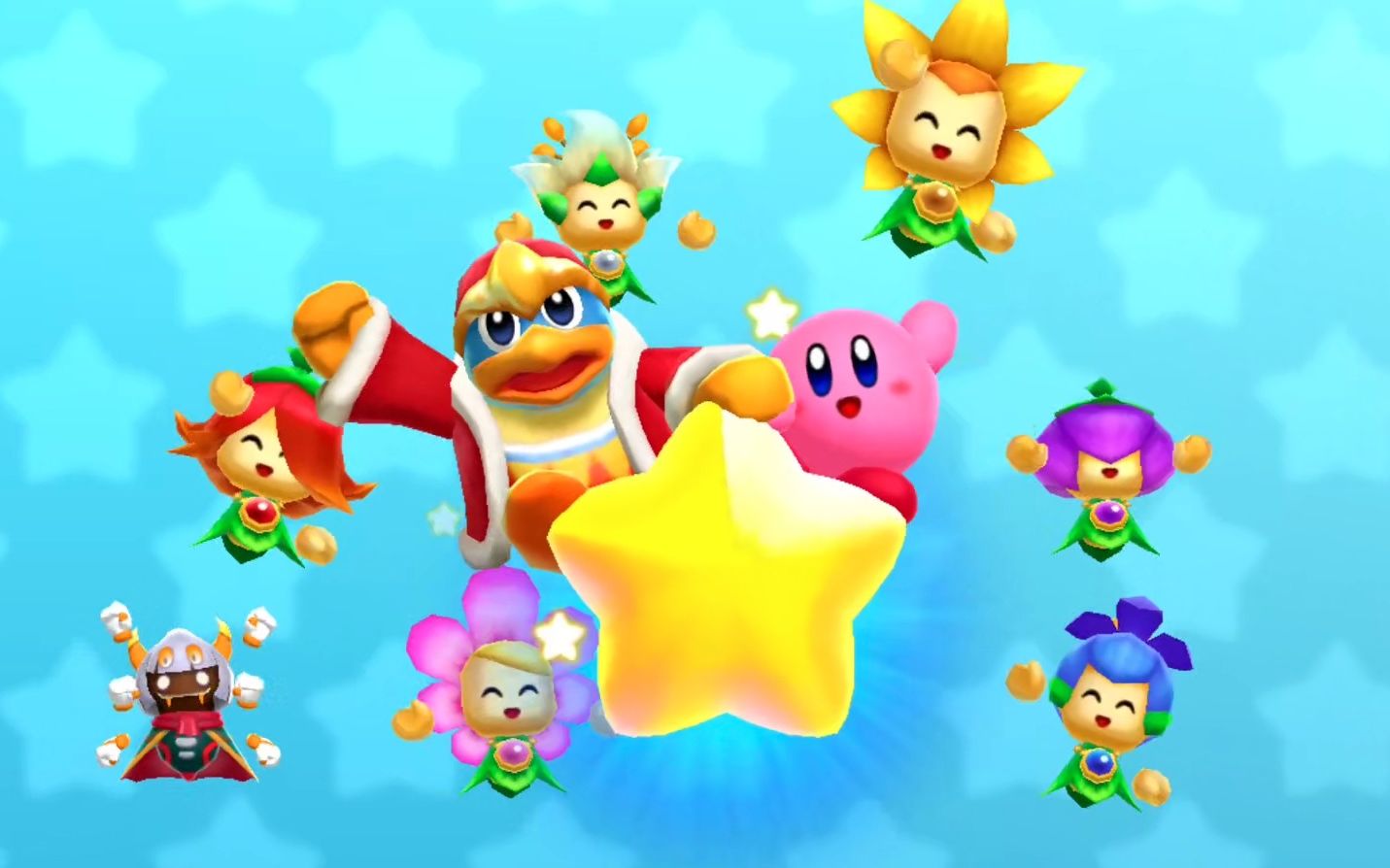 【实况】星之卡比:三重彩 (第六章)(主线完结):6-6boss,最后一关还是