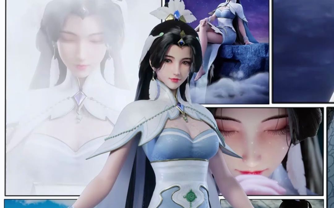 【女神壁纸】这个动漫女神的建模,是你心动的类型吗?