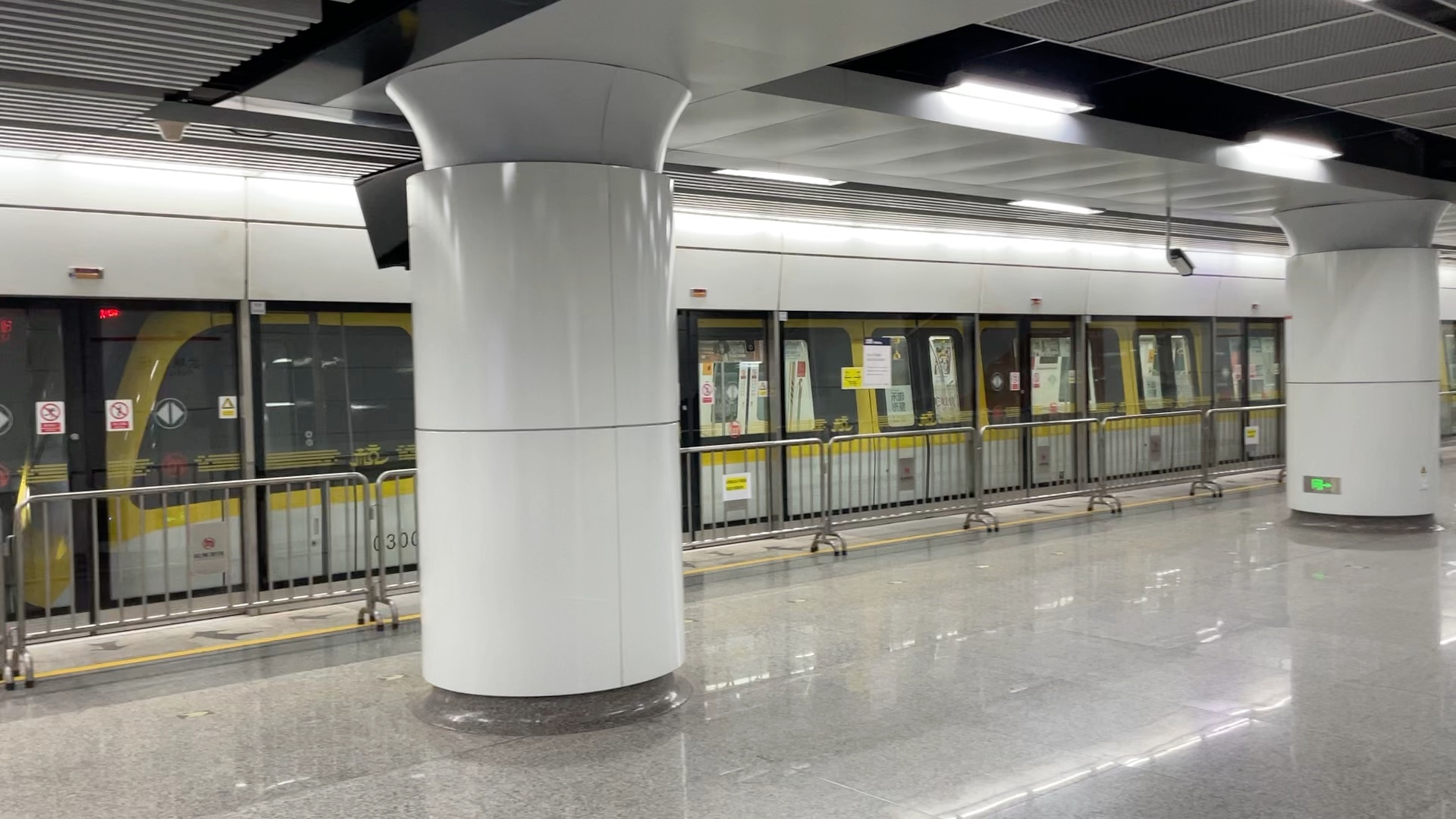 10】杭州地铁3号线 03007号车武林广场站进出站_哔哩哔哩_bilibili