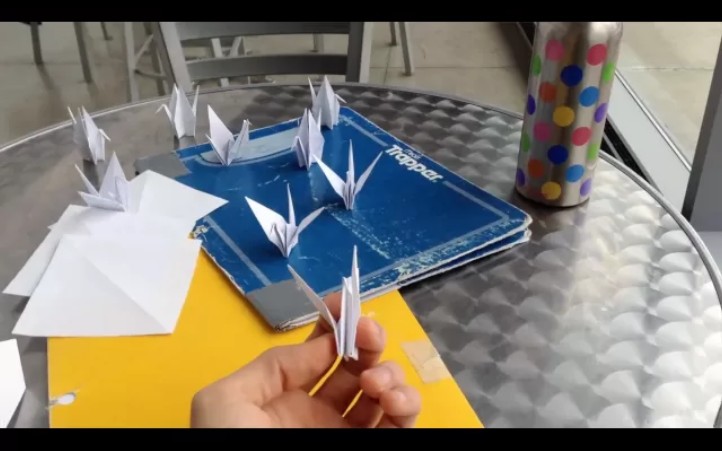 [图]My paper crane flew away(我的千纸鹤飞走了)