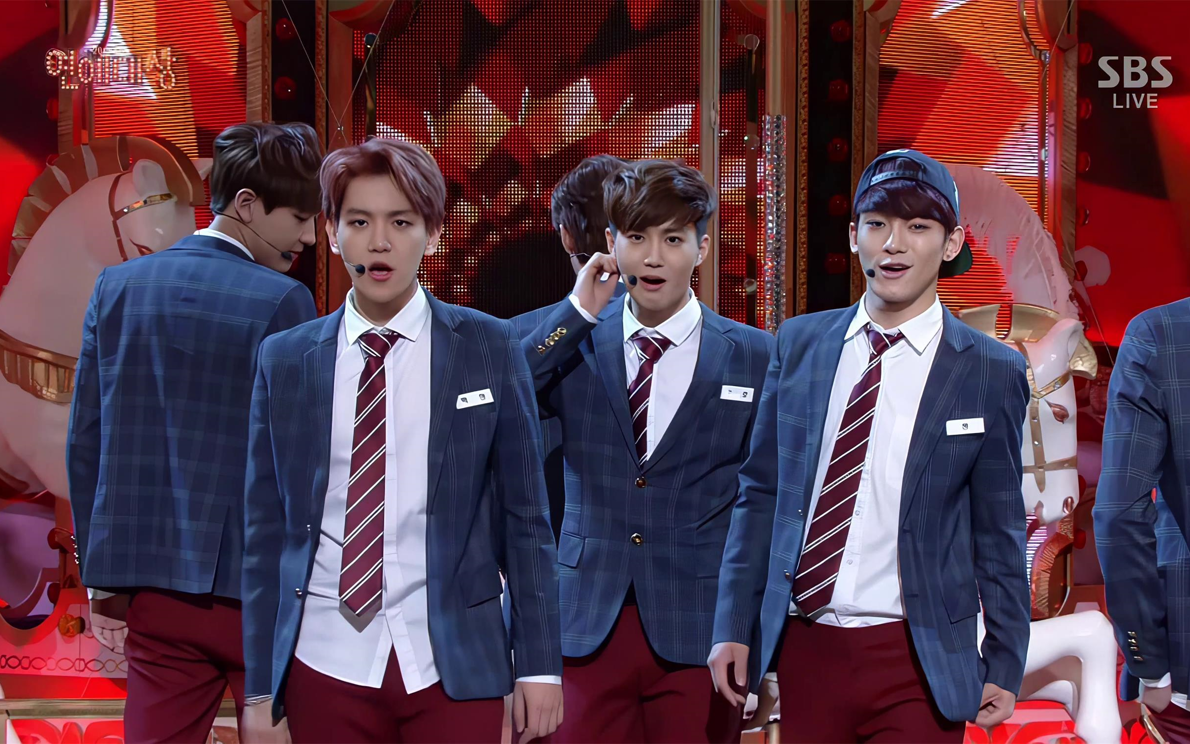 [图]【4K 舞台】EXO《 咆哮/Growl 》SBS演艺大赏 20131230