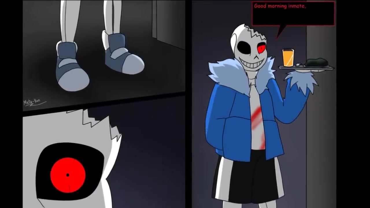 (部分熟肉)【传说之下sans同人漫画】深渊传说(我也不知道是第几集)