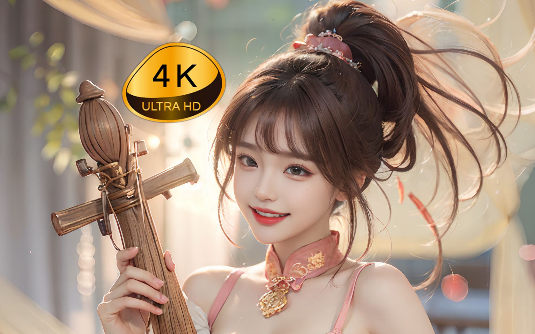 你的女友在敦煌! AI绘画 4K横屏壁纸哔哩哔哩bilibili