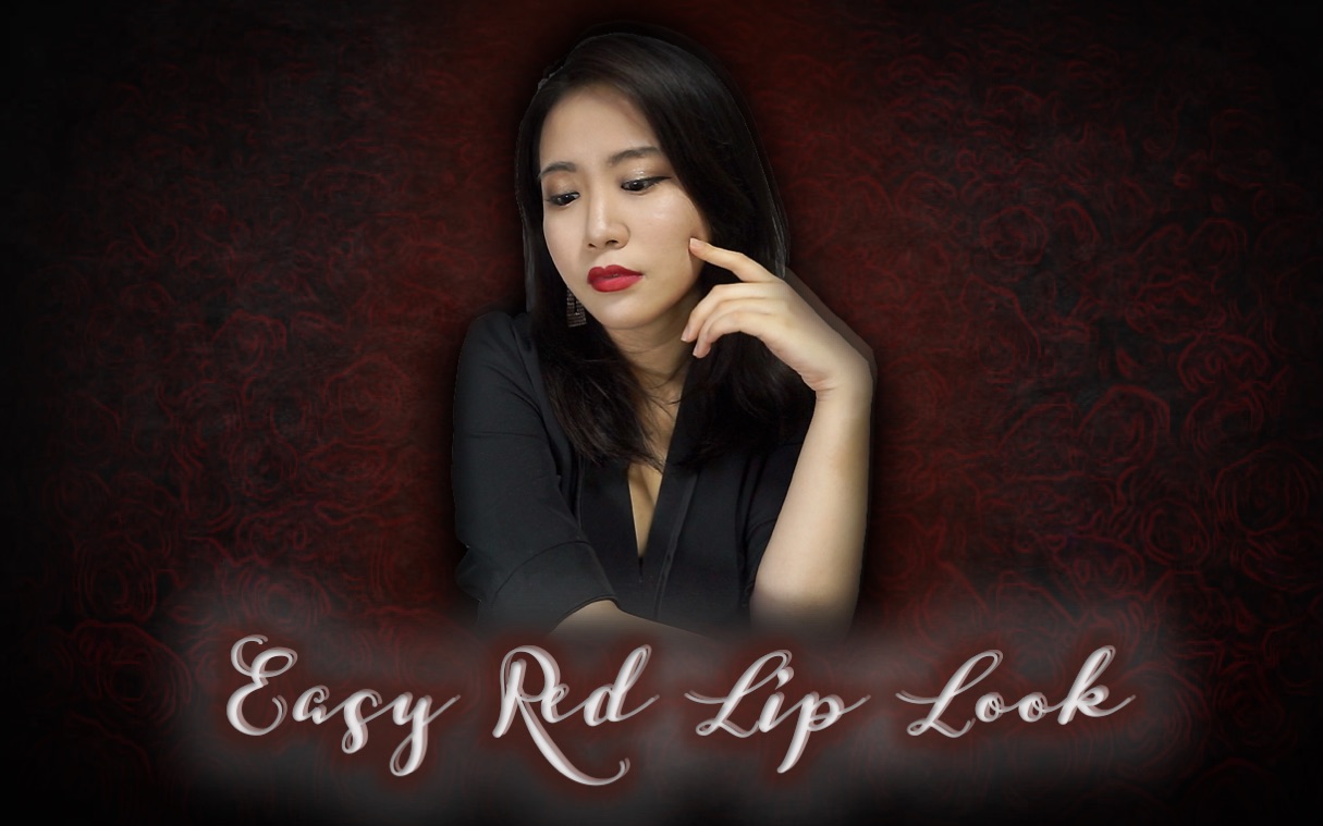 tf01 golden mink丨简单红唇妆丨用我所有的眼影盘化妆丨cathyz.