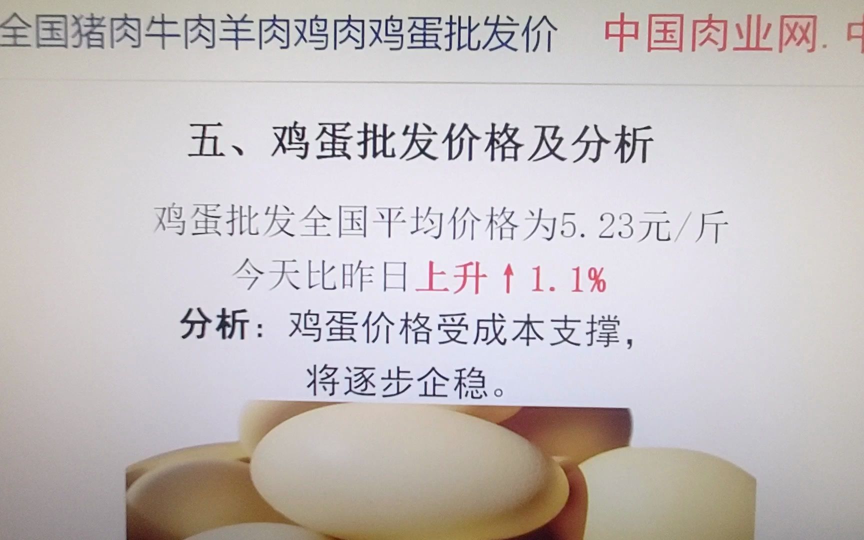 2023年03月14日全国猪肉牛肉羊肉鸡肉鸡蛋批发价格日报及分析哔哩哔哩bilibili