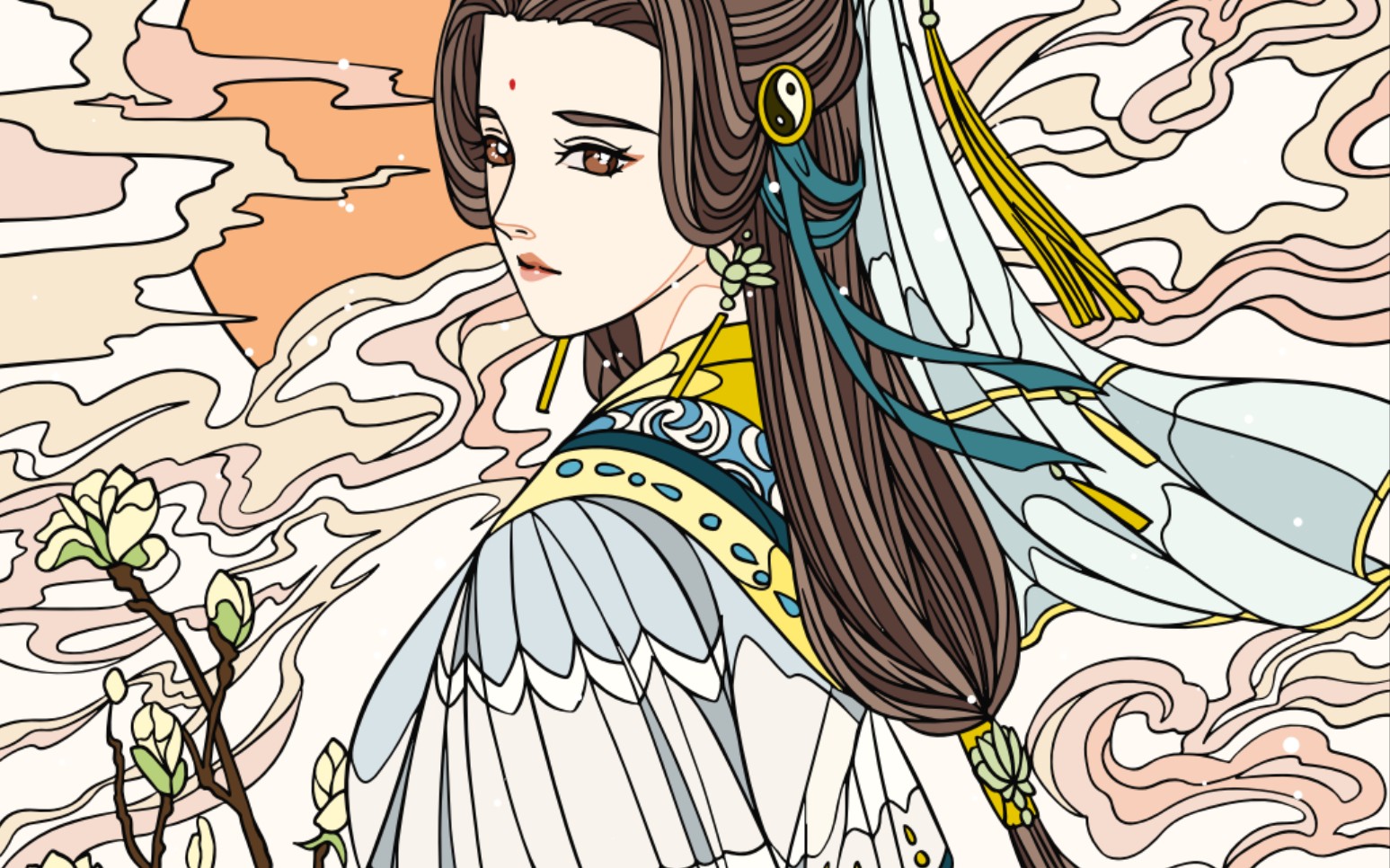 数字填色-古风3