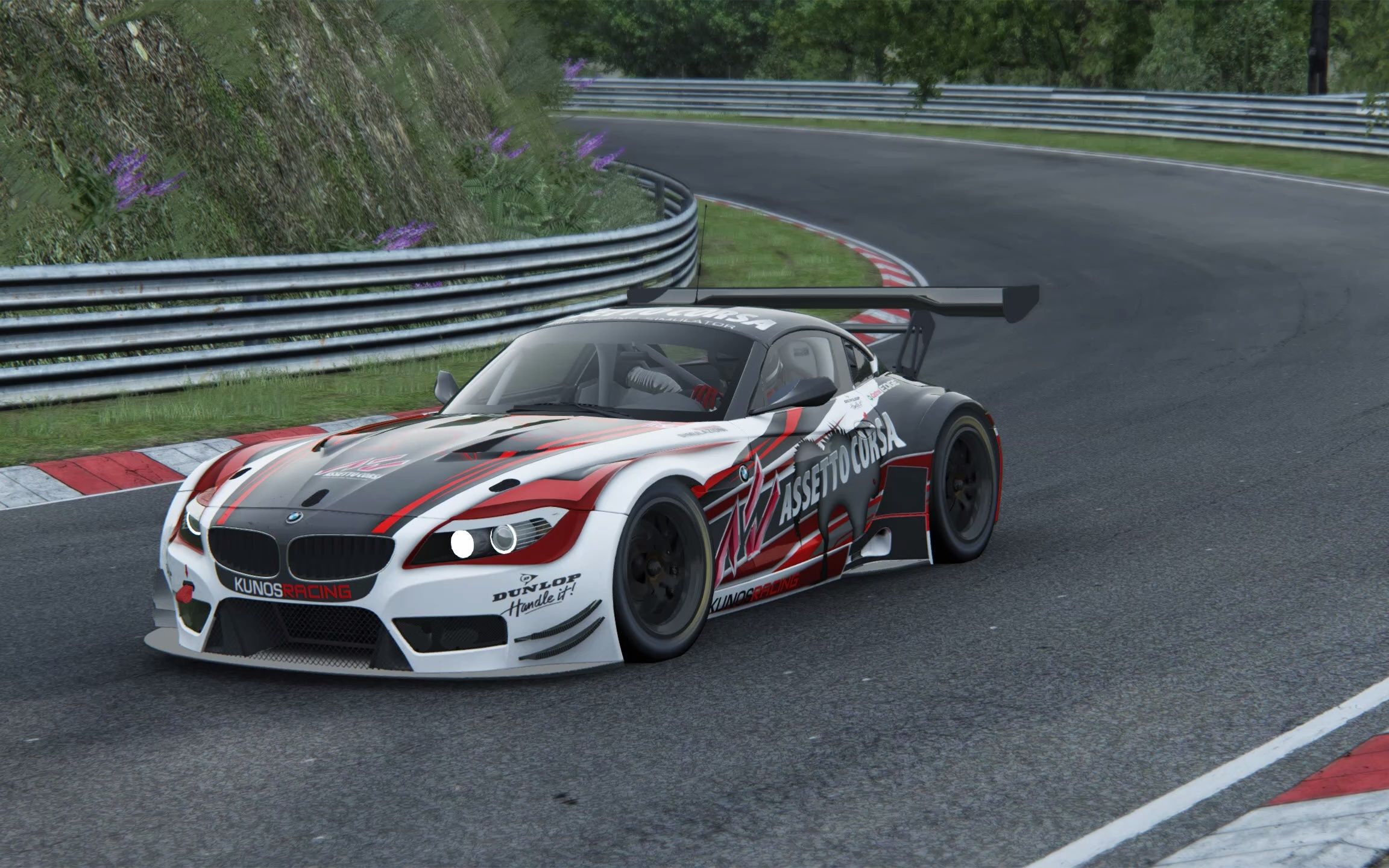 【关在家里玩模拟】【神力科莎】z4gt3纽北6:44:887 车外视角