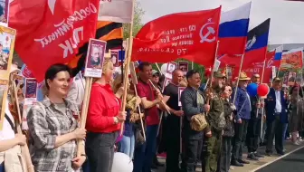 马里乌波尔2025.5.9，苏联80周年胜利日的街头