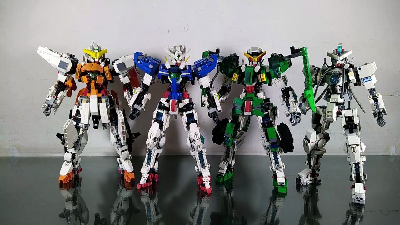 乐高moc作品高达天人私设武装组织作品展示