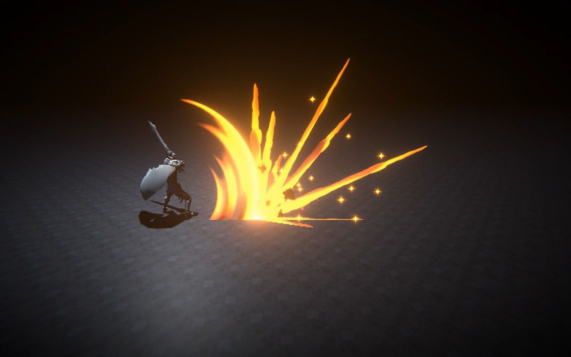 求职作品,unity特效,游戏角色刀光_哔哩哔哩_bilibili