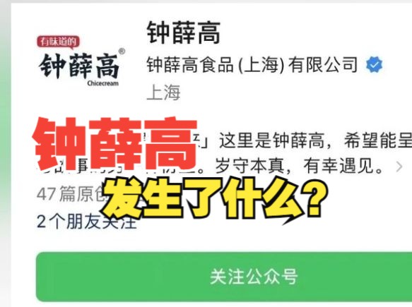 钟薛高及创始人被限高!公司此前被执行81万,官博已停更半年哔哩哔哩bilibili