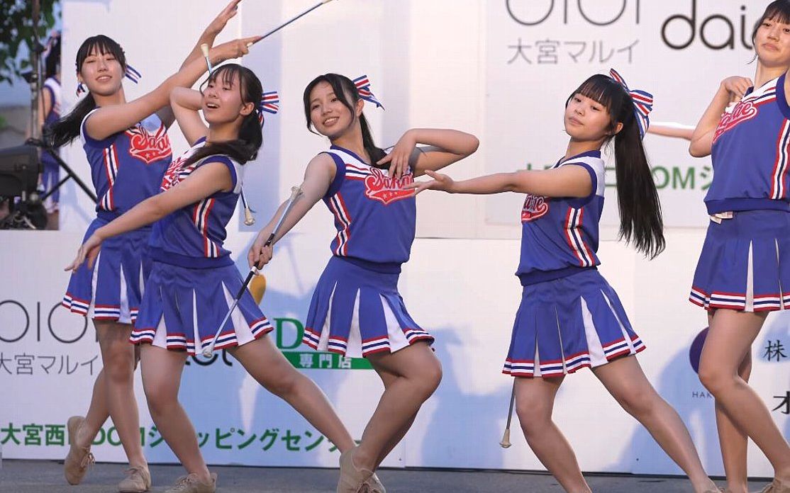 日本高中舞棒部 舞台表演