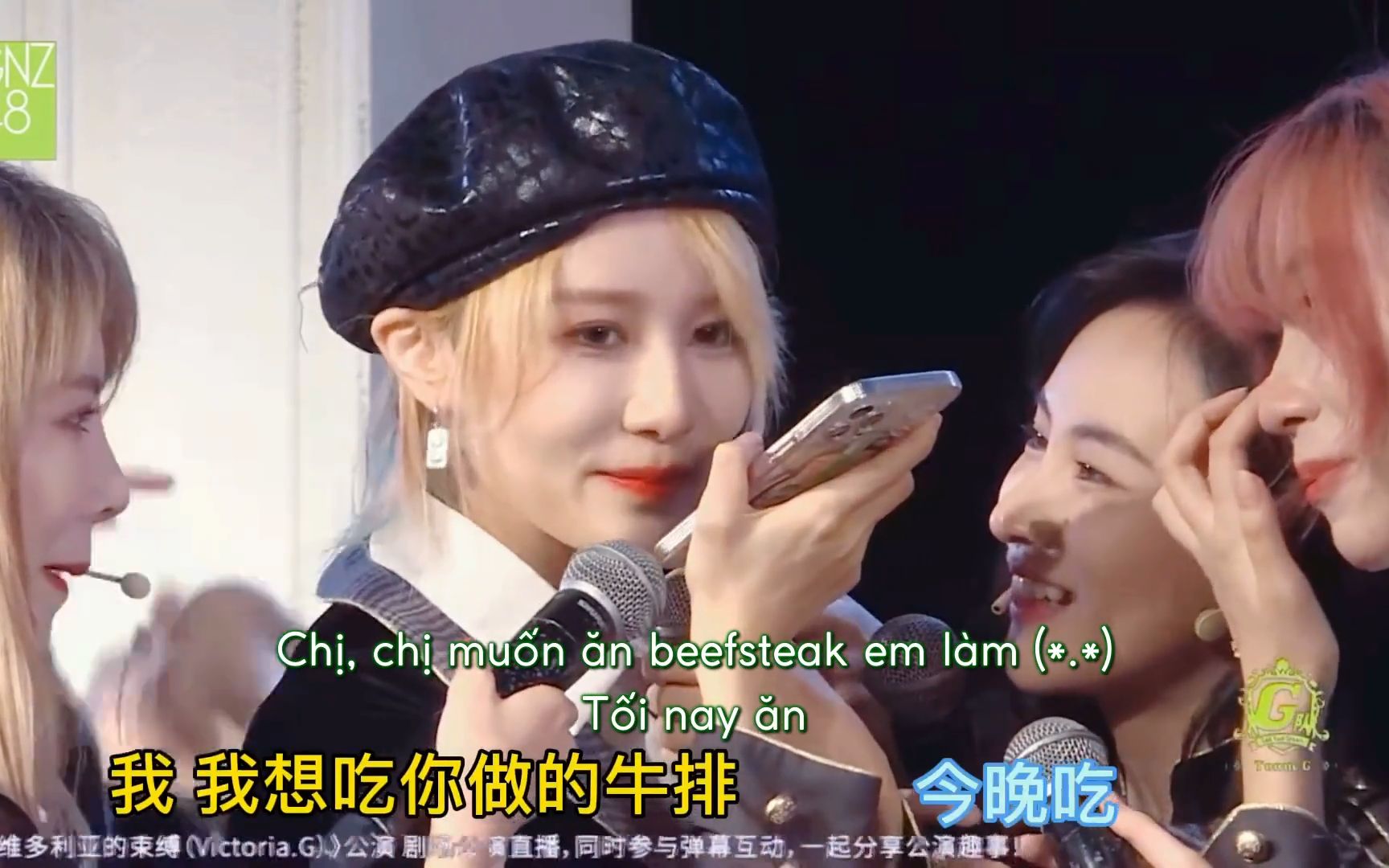 [图][20211024 VIETSUB] 😂Gọi điện thoại cho bạn cùng phòng 🥚🌞 GNZ48 蛋壳 Đản Xác