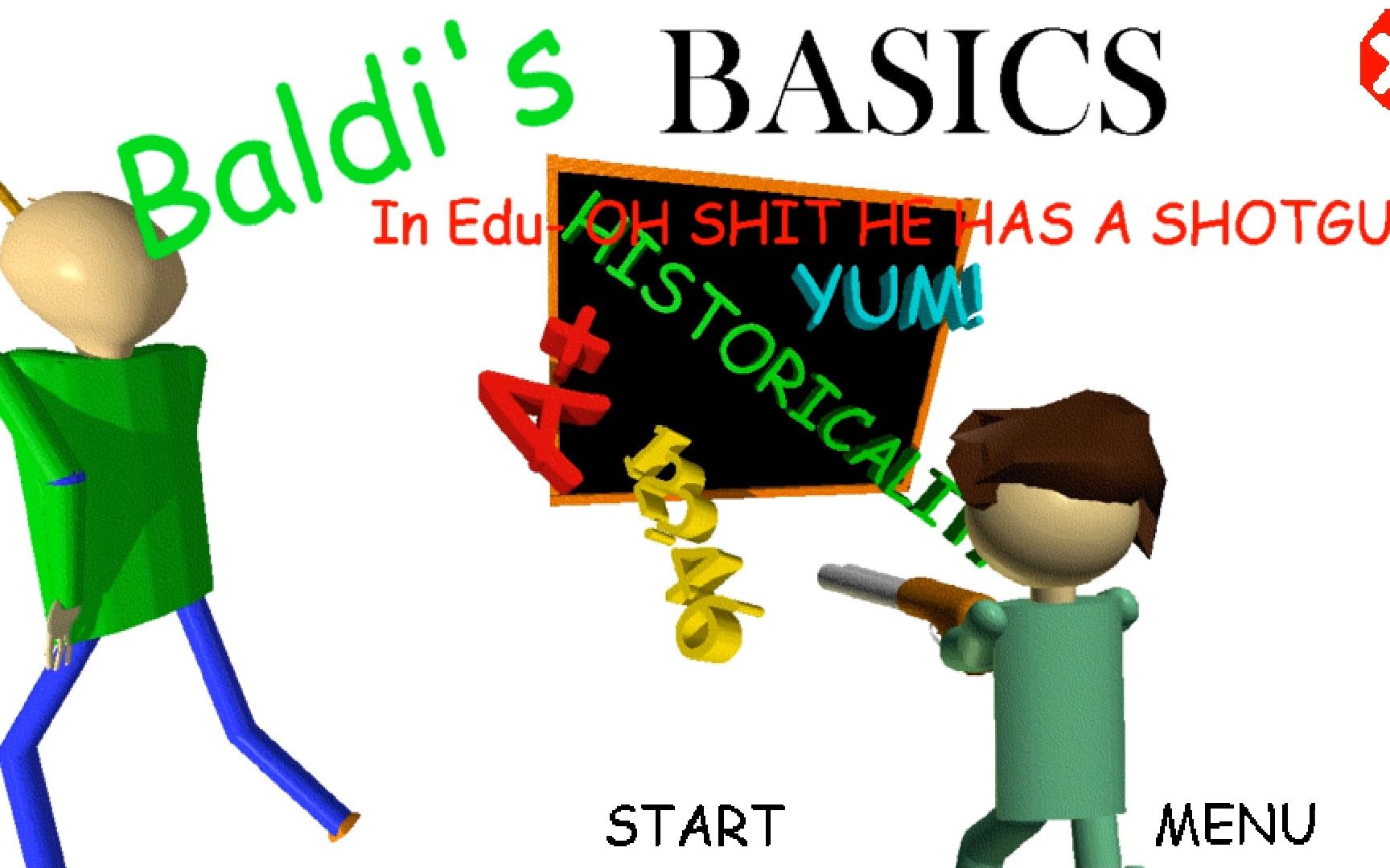 [图]【Baldi's Basics Mod】巴迪的基础教育，但你有枪