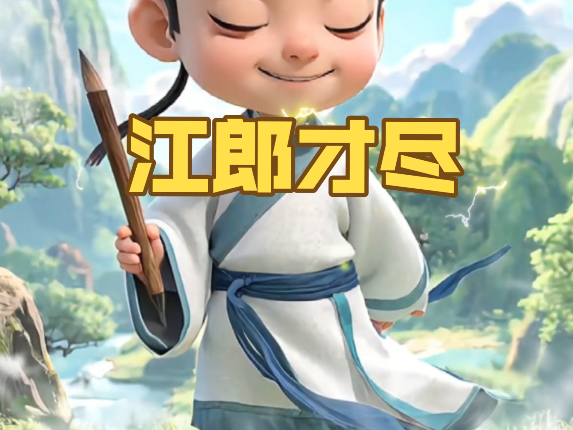 300个儿童必学成语寓言故事之《江郎才尽》#儿童睡前故事 #成语故事