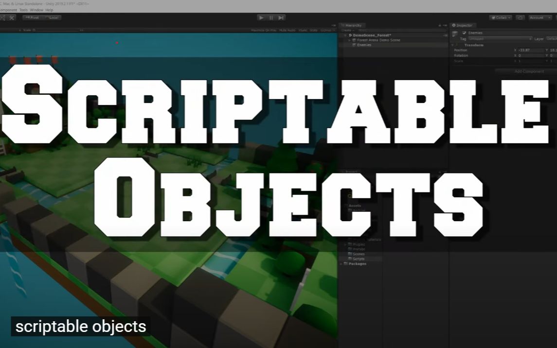 Scriptable Objects Unity