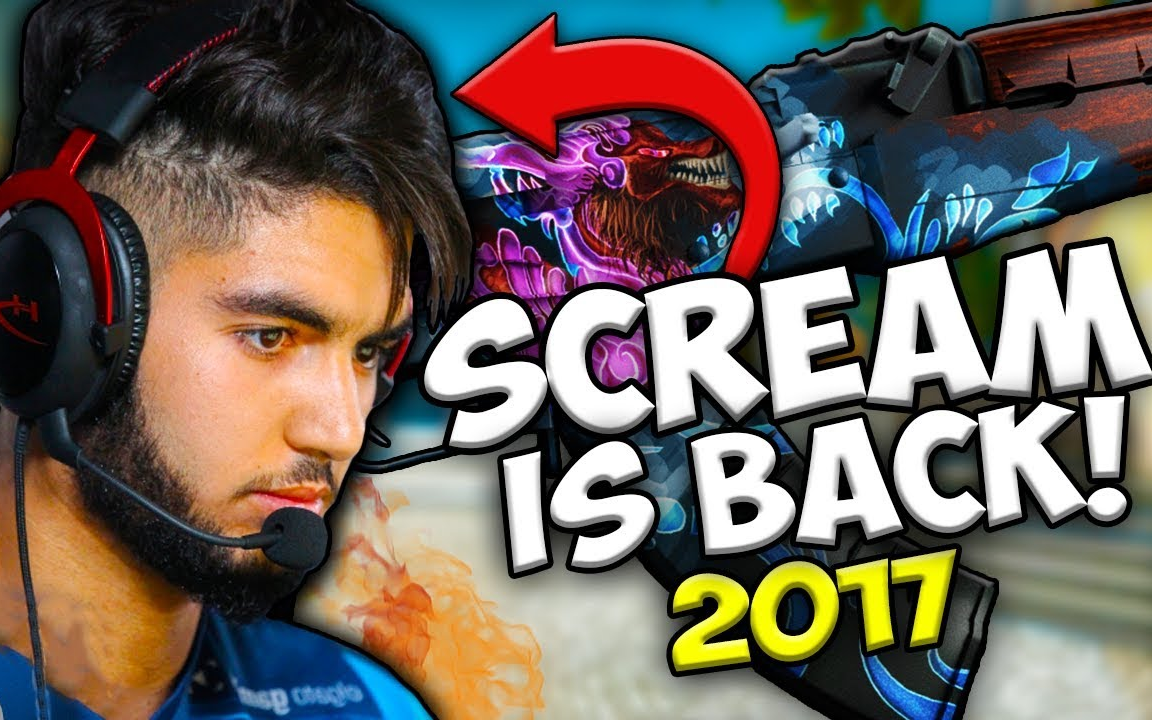 csgo-爆头哥回来啦!scream 17年最佳时刻!