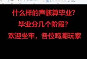 鸣潮：什么样的声骸算毕业？一个视频告诉你