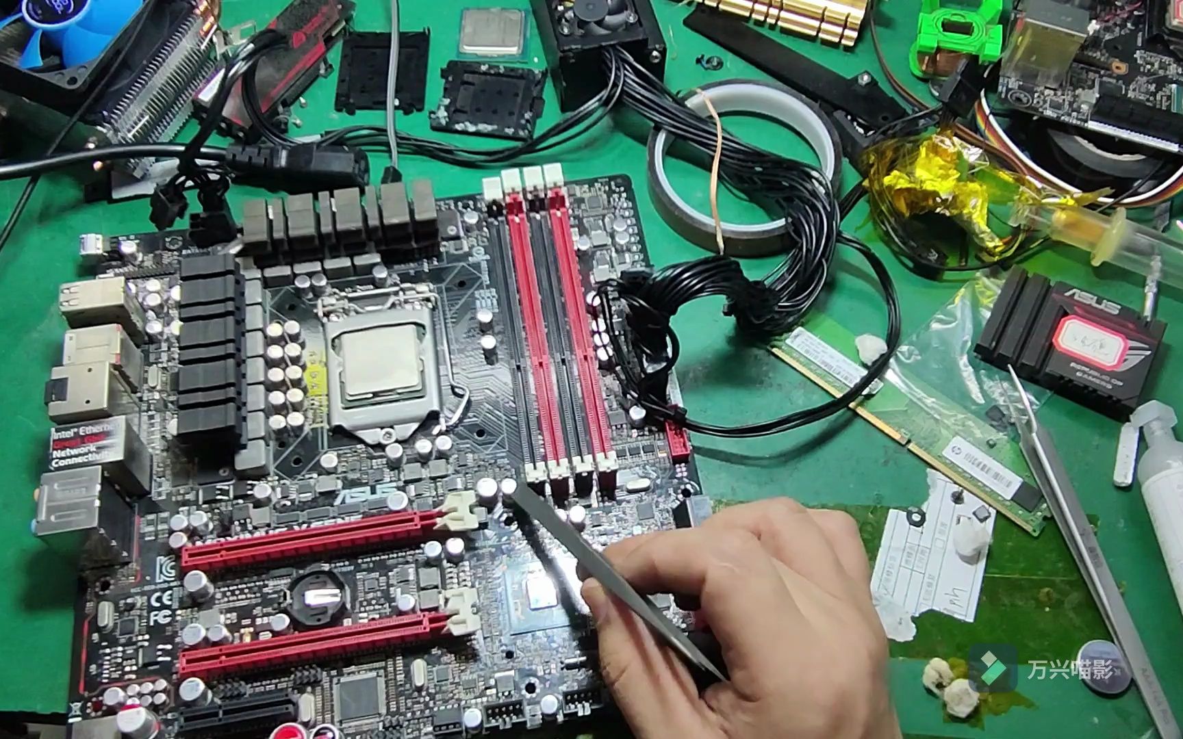 主板维修--微星z370 b360不亮机维修