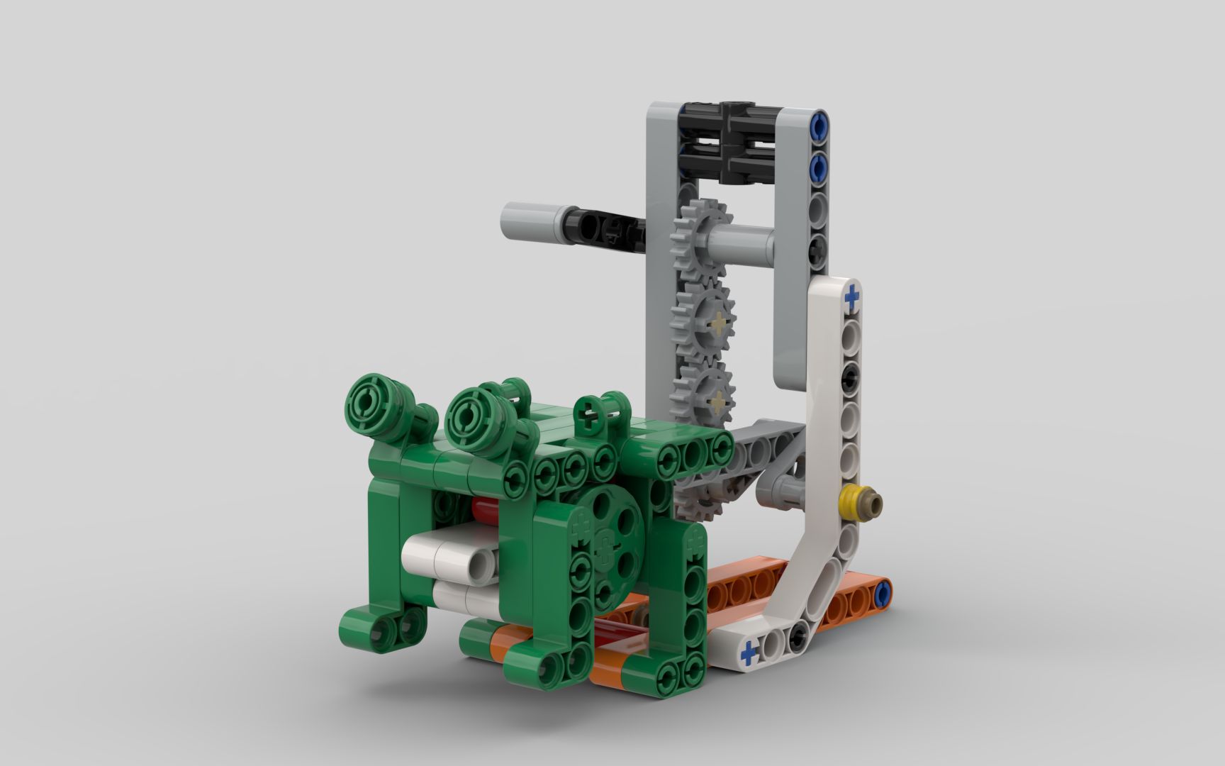 老夫子教你玩转乐高ldd实例派吐舌的青蛙