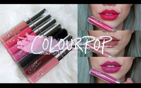 【唇釉试色】Colourpop Moment Of Weekness (Sunday  Saturday) Lip S哔哩哔哩bilibili