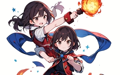 魔法少女,魔法火焰发射