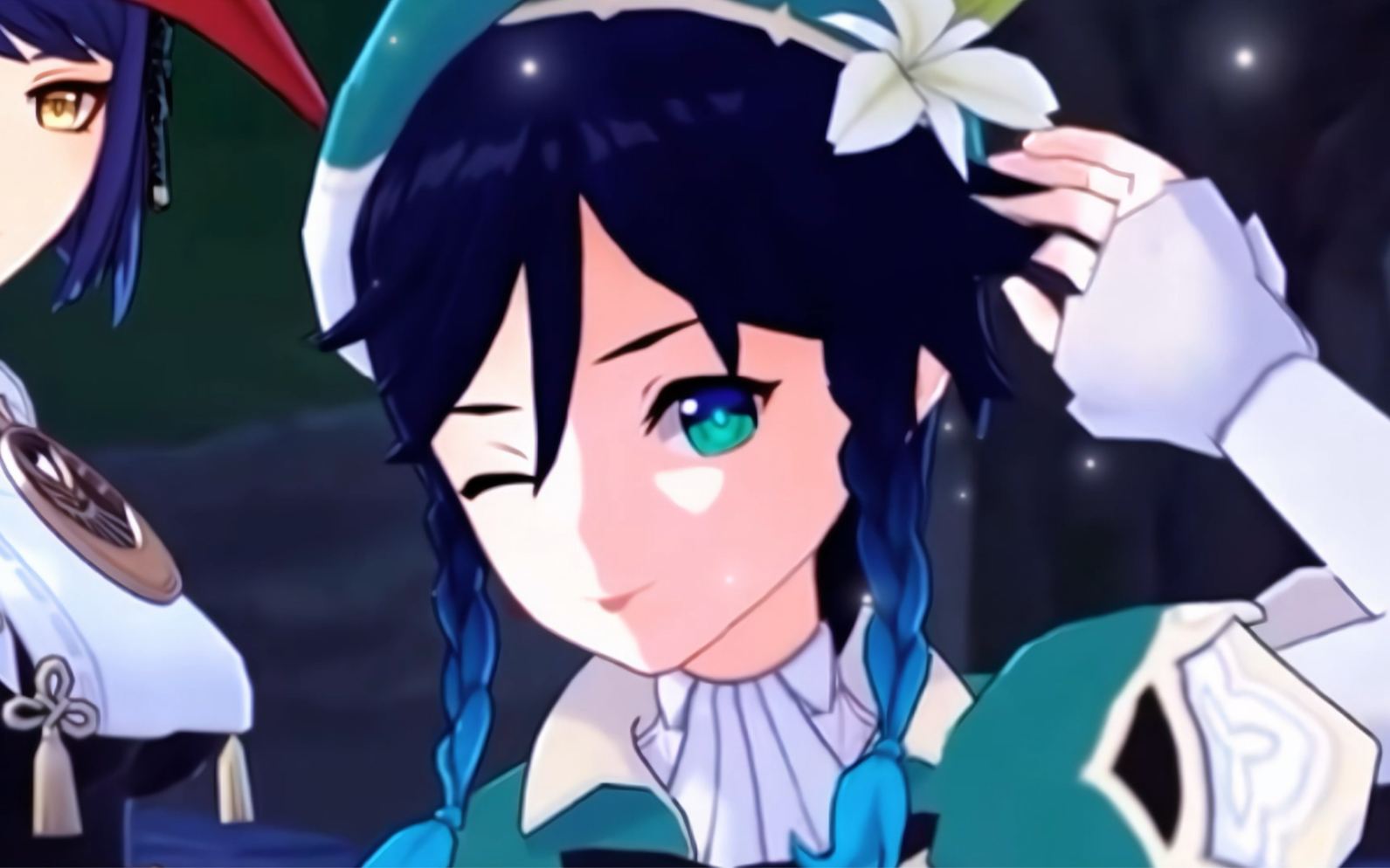 温迪吐舌头的样子也太可爱了叭